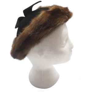 Vintage NY Creation Mink & Wool Hat